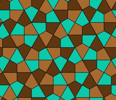 Kesintisiz geometrik desen basit düz vektör çizim. Satır