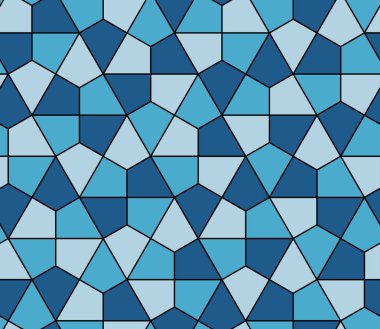 Kesintisiz geometrik desen basit düz vektör çizim. Satır