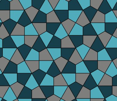 Kesintisiz geometrik desen basit düz vektör çizim. Satır