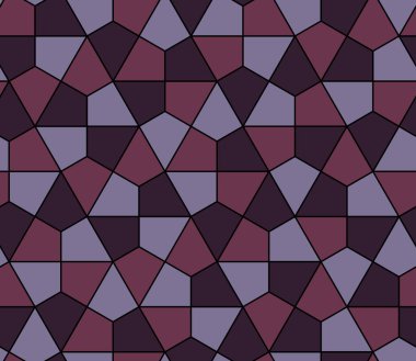 Kesintisiz geometrik desen basit düz vektör çizim. Satır