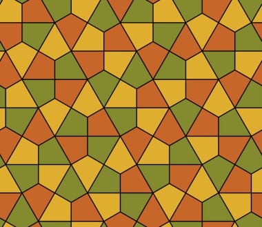 Kesintisiz geometrik desen basit düz vektör çizim. Satır