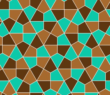 Kesintisiz geometrik desen basit düz vektör çizim. Satır