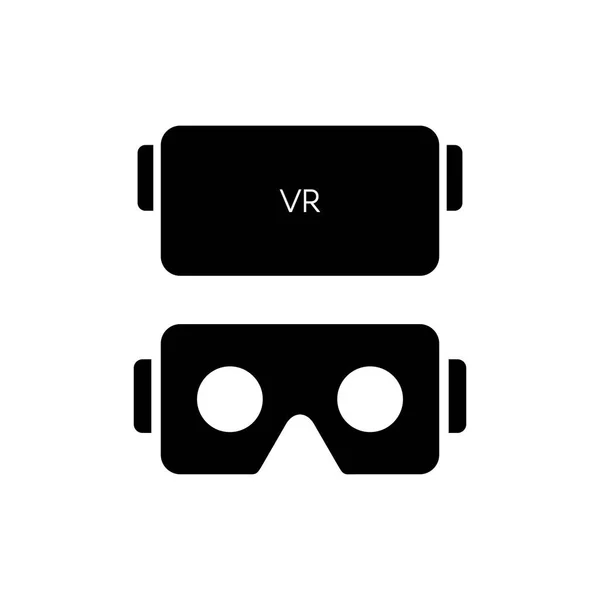 Smartphone için VR gözlük illüstrasyon vektör. Sanal gerçeklik vites kutusu için smartphone