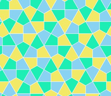 Kesintisiz geometrik desen basit düz vektör çizim. Satır