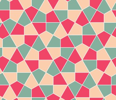 Kesintisiz geometrik desen basit düz vektör çizim. Satır