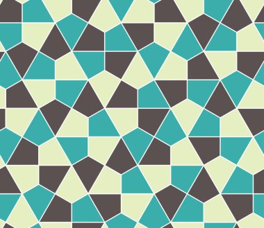 Kesintisiz geometrik desen basit düz vektör çizim. Satır