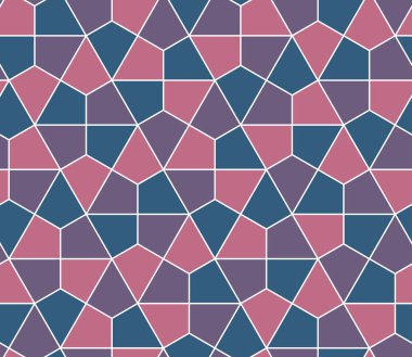 Kesintisiz geometrik desen basit düz vektör çizim. Satır