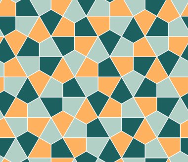 Kesintisiz geometrik desen basit düz vektör çizim. Satır