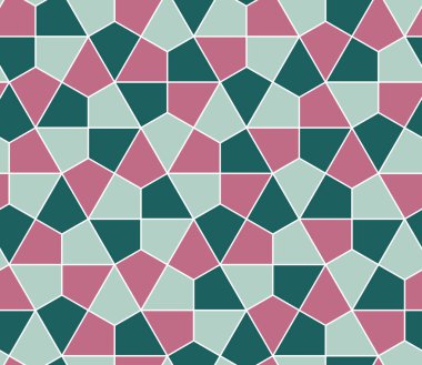 Kesintisiz geometrik desen basit düz vektör çizim. Satır