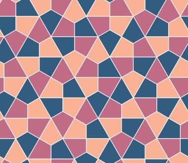 Kesintisiz geometrik desen basit düz vektör çizim. Satır