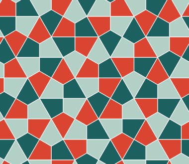 Kesintisiz geometrik desen basit düz vektör çizim. Satır