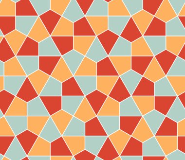 Kesintisiz geometrik desen basit düz vektör çizim. Satır