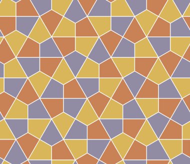 Kesintisiz geometrik desen basit düz vektör çizim. Satır