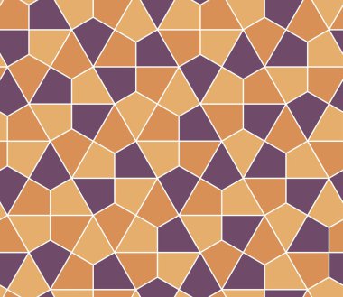 Kesintisiz geometrik desen basit düz vektör çizim. Satır