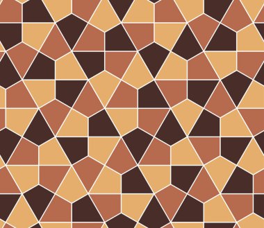 Kesintisiz geometrik desen basit düz vektör çizim. Satır