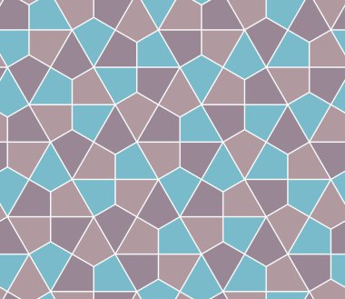 Kesintisiz geometrik desen basit düz vektör çizim. Satır