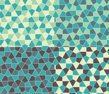 Kesintisiz geometrik desen basit düz vektör çizim ayarla. 