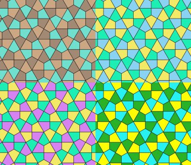 Kesintisiz geometrik desen basit düz vektör çizim ayarla. 