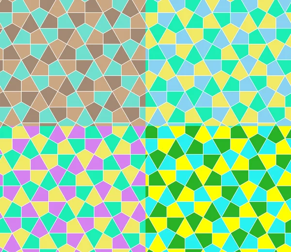 Kesintisiz geometrik desen basit düz vektör çizim ayarla. 