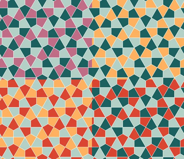 Kesintisiz geometrik desen basit düz vektör çizim ayarla. 