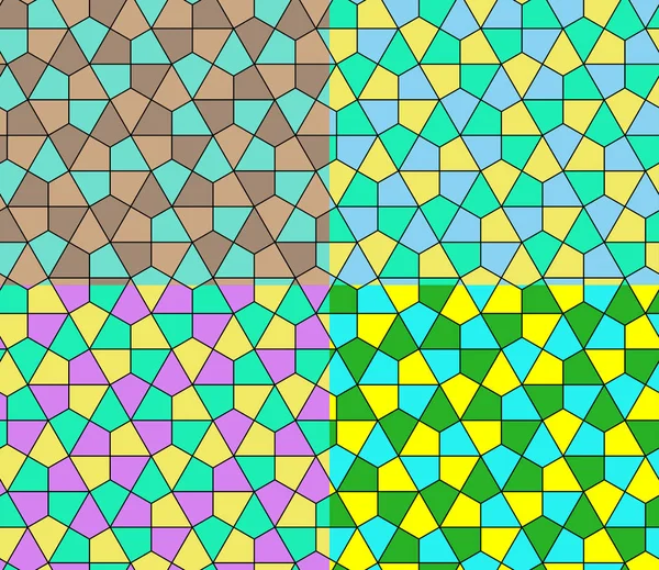 Kesintisiz geometrik desen basit düz vektör çizim ayarla. 