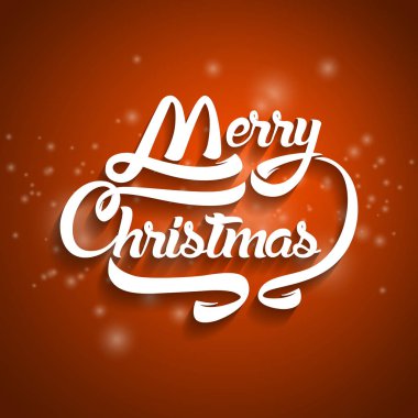 Noel tebrik kartı metin. Neşeli Noel yazı, vektör 