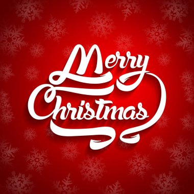Noel tebrik kartı metin. Neşeli Noel yazı, vektör 