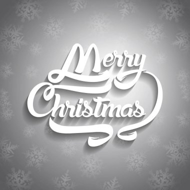 Noel tebrik kartı metin. Neşeli Noel yazı, vektör 