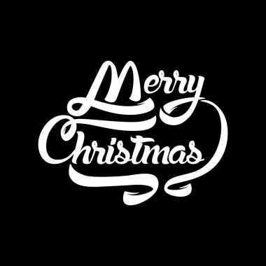 Noel tebrik kartı metin. Neşeli Noel yazı, vektör 