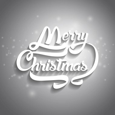 Noel tebrik kartı metin. Neşeli Noel yazı, vektör 