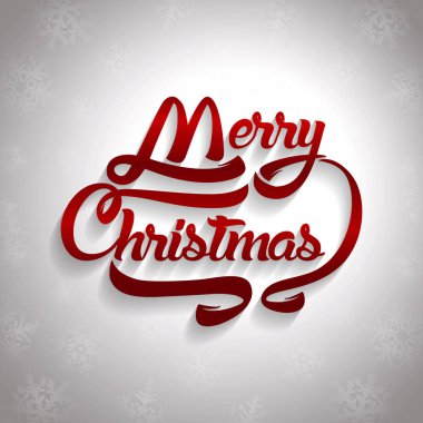 Noel tebrik kartı metin. Neşeli Noel yazı, vektör 