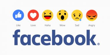 Bakü, Azerbaycan - 10 Aralık 2017: Facebook yeni düğmeler gibi