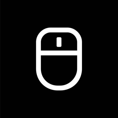 Fare simgesi basit düz stil kullanıcı arabirimi tasarımı için