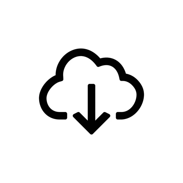 用于简单平面样式 ui 设计的备份和恢复数据云图标 — 图库矢量图片