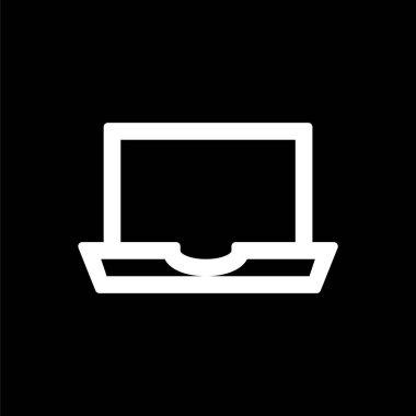 Portföy simgesi basit düz stil kullanıcı arabirimi tasarımı için