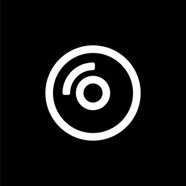 Kamera Mercek simgesi basit düz stil kullanıcı arabirimi tasarımı için