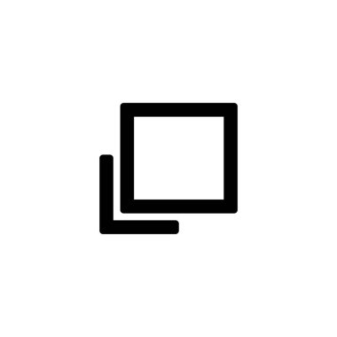 Katmanlar simgesini basit düz stil kullanıcı arabirimi tasarımı için