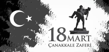 Çanakkale zaferi 18 Mart. Çeviri: Türk ulusal tatil 18, 1915 günü Osmanlı Çanakkale zafer Mart