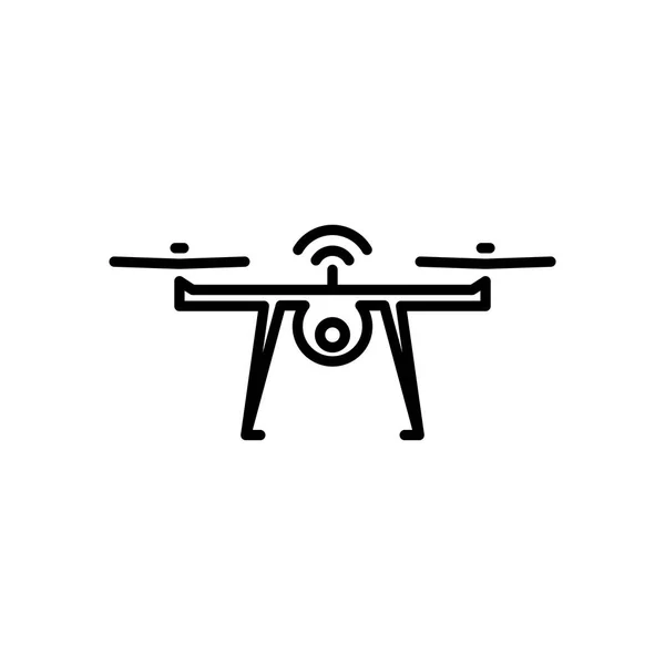 Air drone icon simple flat vector illustration — Stock Vector