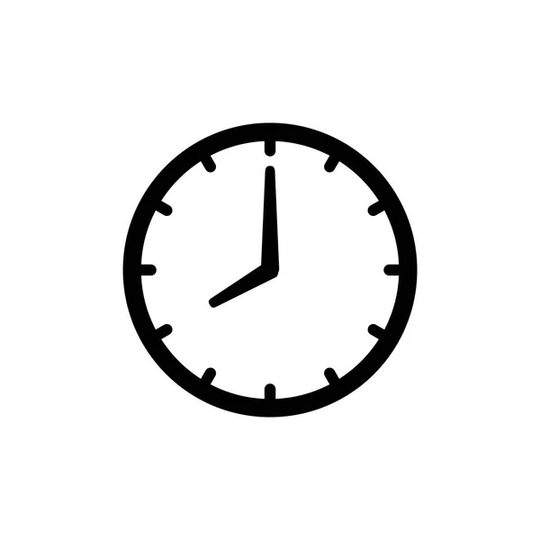 Timer relógio ícone ui simples estilo plana ilustração — Vetor de Stock