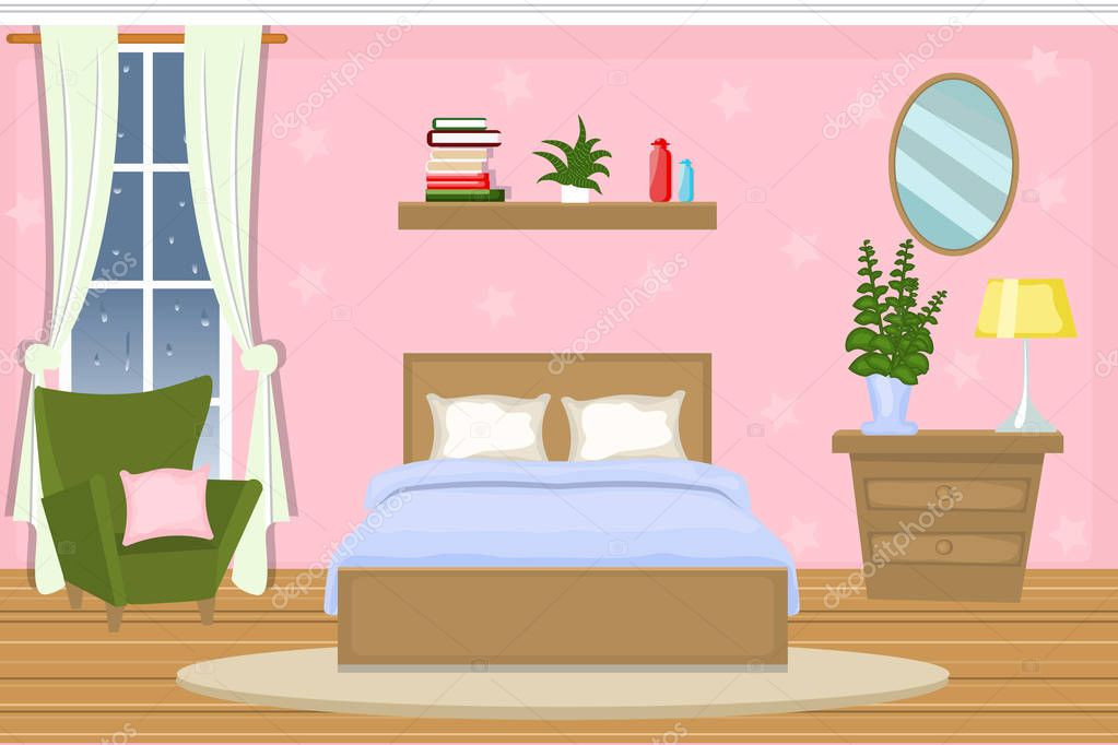 Imágenes: habitacion animada | El interior de la habitación. Acogedora