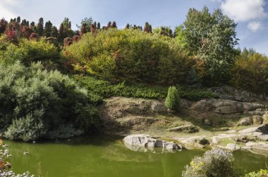 sonbahar manzara sonbahar sıcak günü