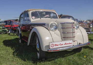 Retro araba fuarında, Kiev, Ukrayna