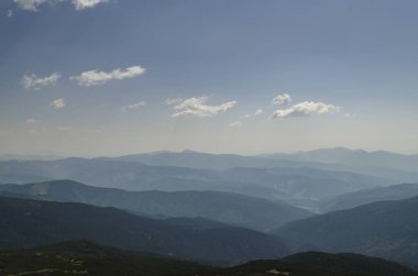 Dağların güzel manzarası