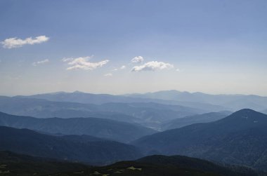 Dağların güzel manzarası