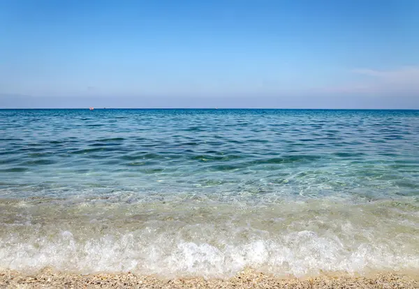 Вид на море, красивый летний пейзаж, Греция — стоковое фото