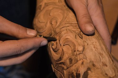 Doğrama Atölyesi, araçları ve oymacılığı süreci 