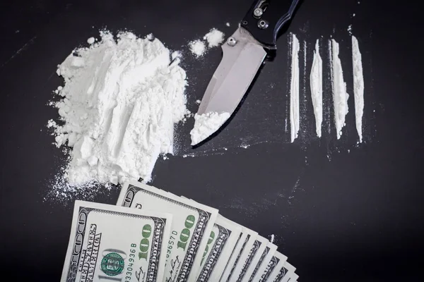 Cocaine Drug Powder Over Black Abuse Concept With Digital Scale Over Black  Stock Photo, Picture and Royalty Free Image. Image 12183795.