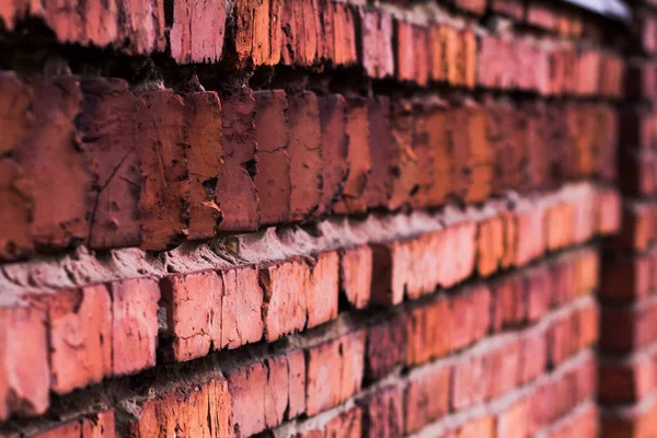 Fondo Con Pared Ladrillo Rojo Viejo — Foto de Stock