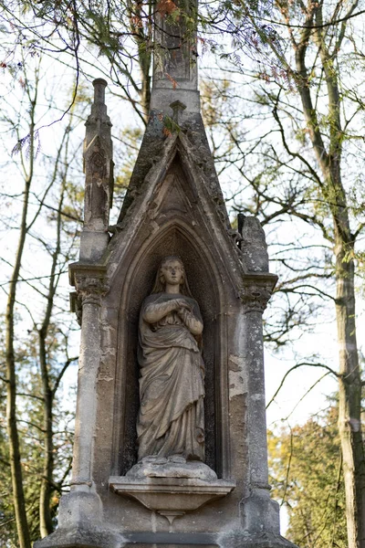 Lviv Ukraine December 2019 Lychakiv Cemetery Historic Cemetery Many Architectural — 스톡 사진